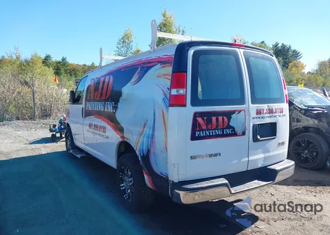 2019 GMC Savana 2500 Work Van из США, поврежденный, VIN 1GTW7AFG2K1223072